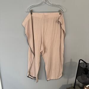 Stars Above Pale Pink Modal & Spandex Pull On Pajama Capris Pants Plus Size 3X